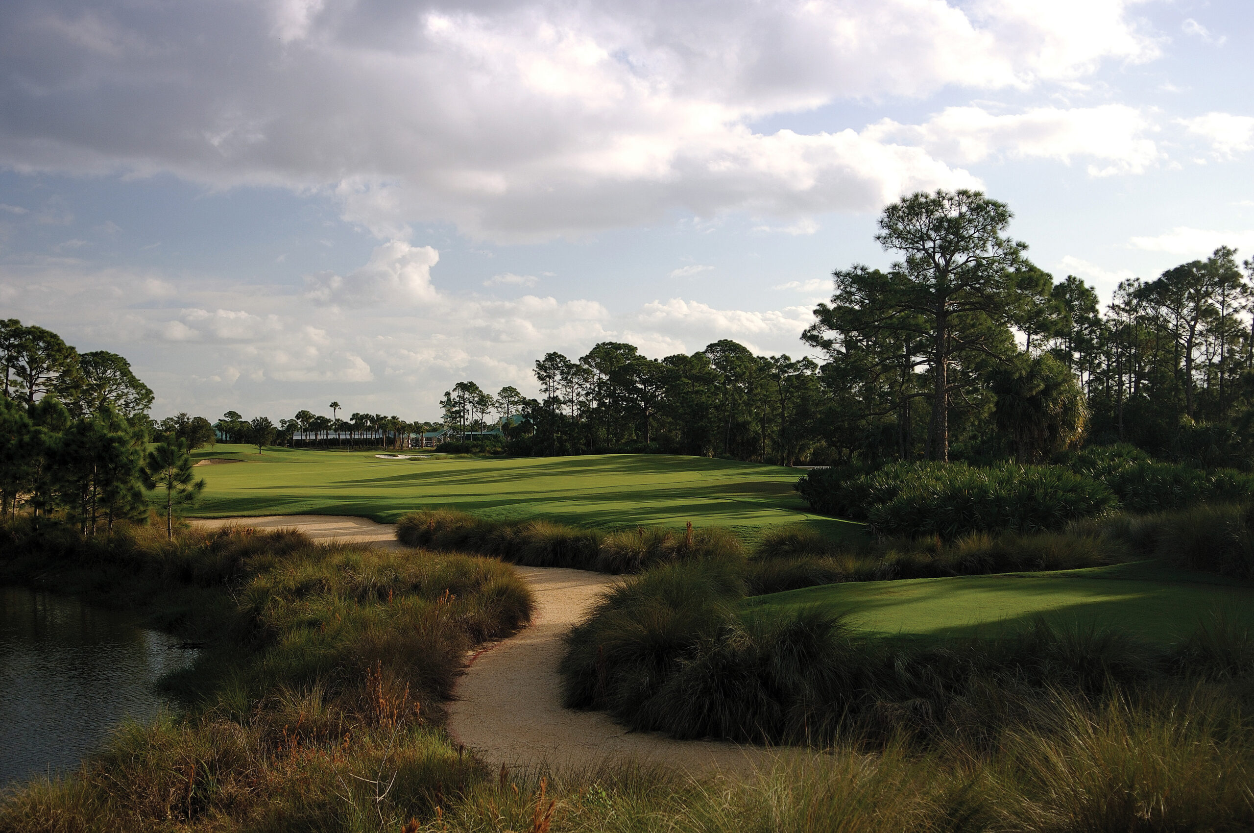 View from tee box at PGA Golf Club