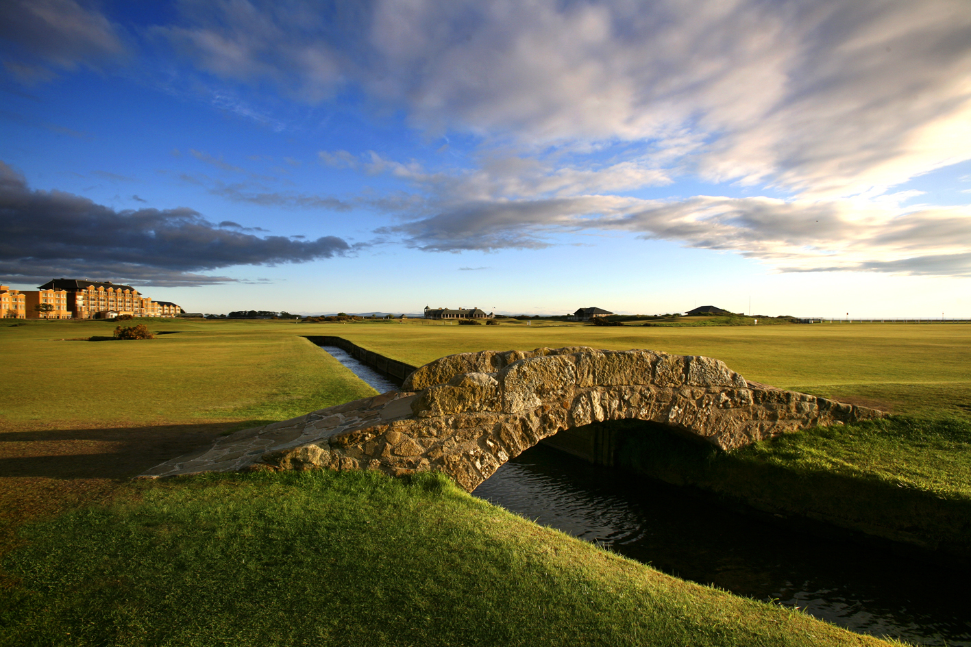 The Swilken Bridge at the Old Course, St Andrews Scotland