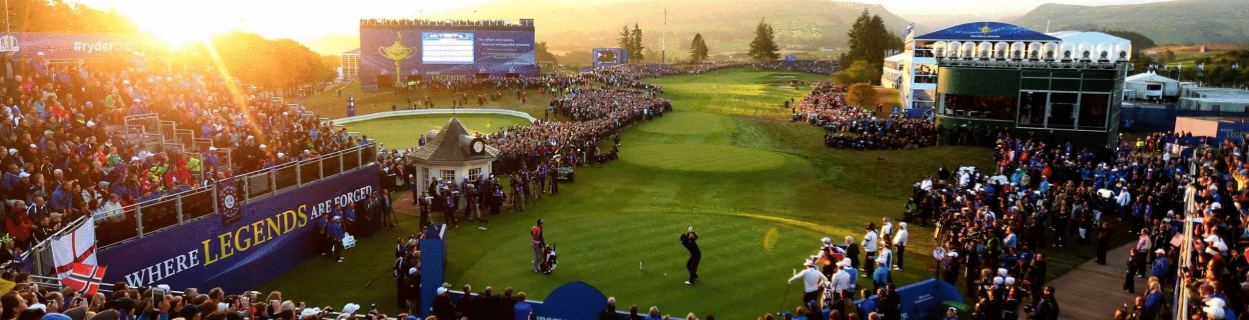 First tee at the Ryder Cup