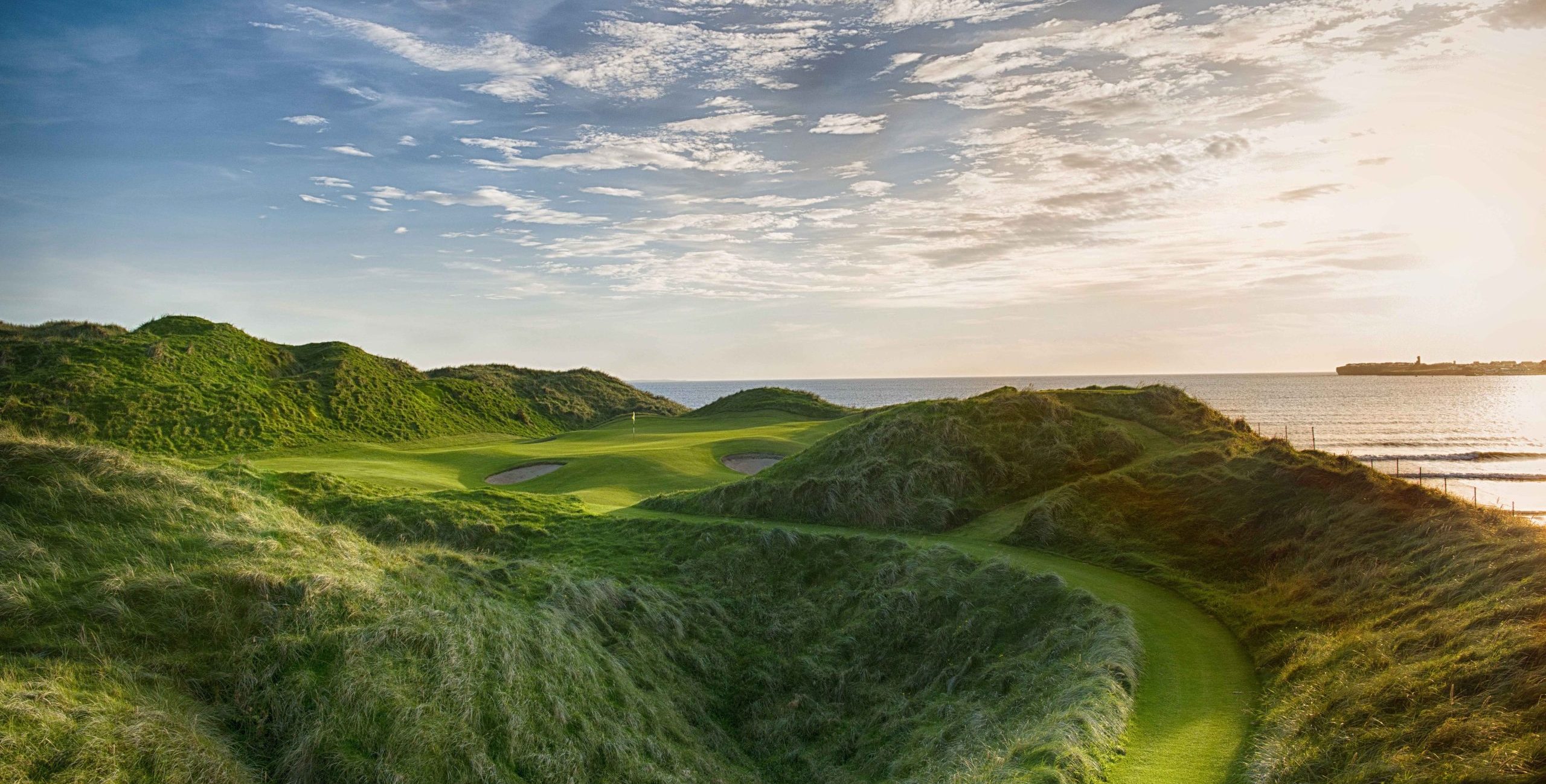 A path between the dunes at Lanich golf course