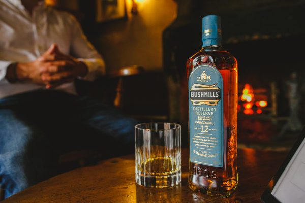 Bottle of Bushmills Whiskey