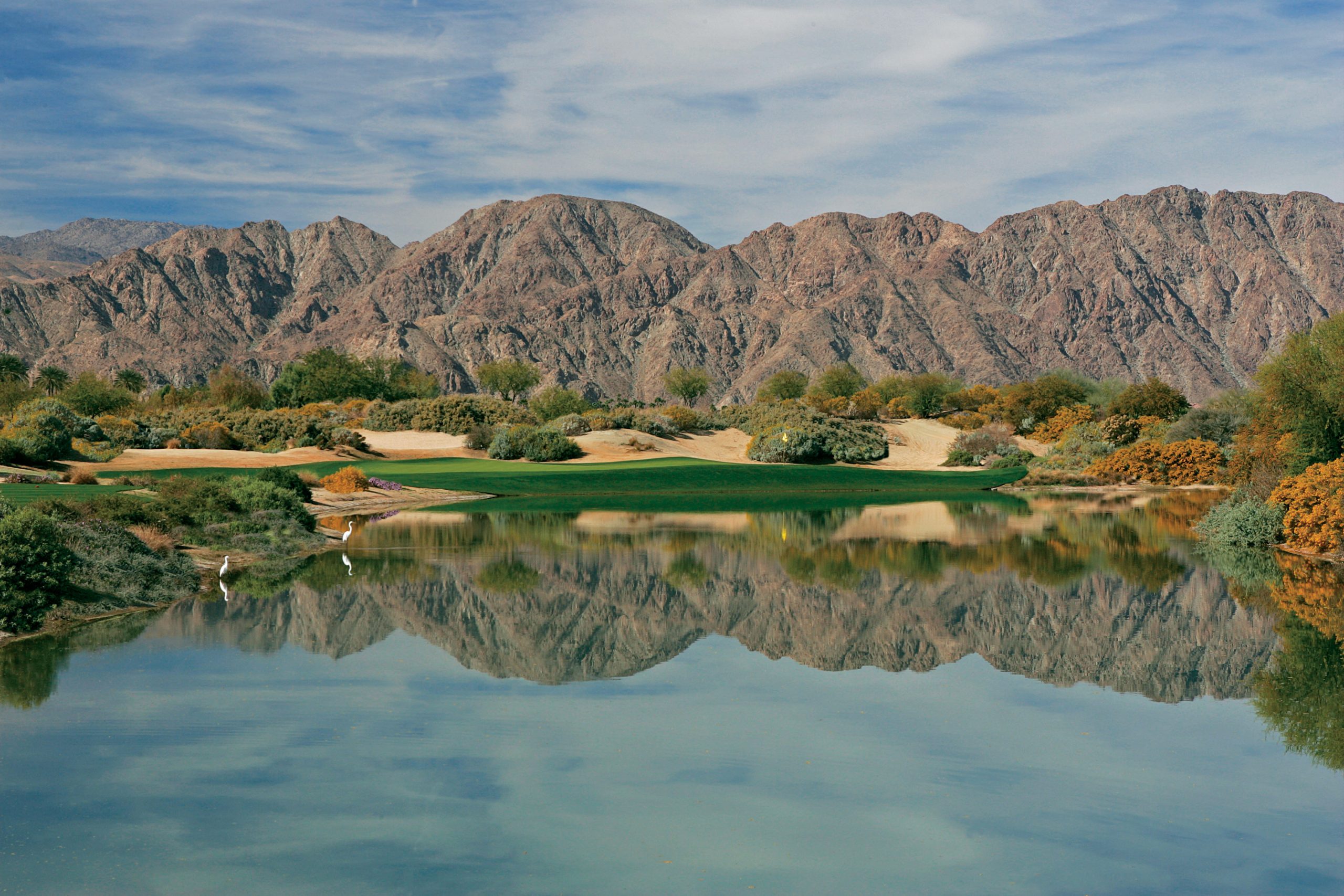 Reflection in a La Quinta Lake