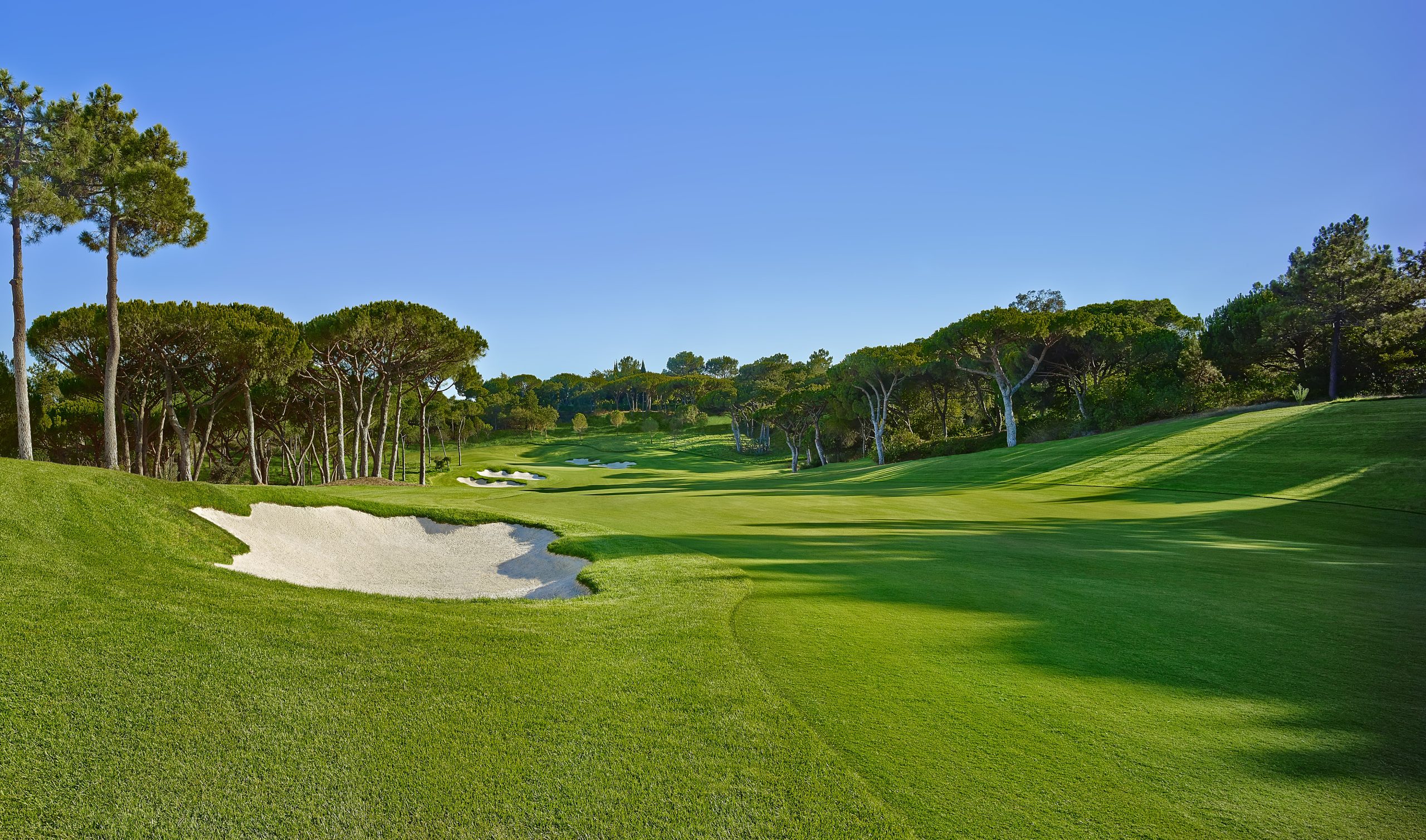 Lush green fairways at Quinta do Lago Portugal