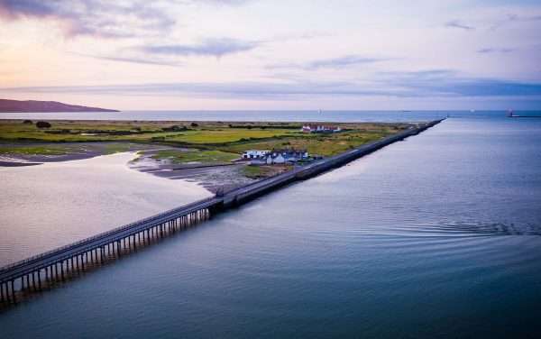 The bridge leading to Royal Dublin Golf Club