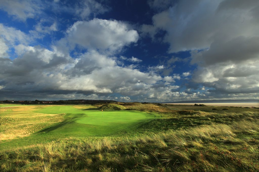 Beachside golf at the Open championship