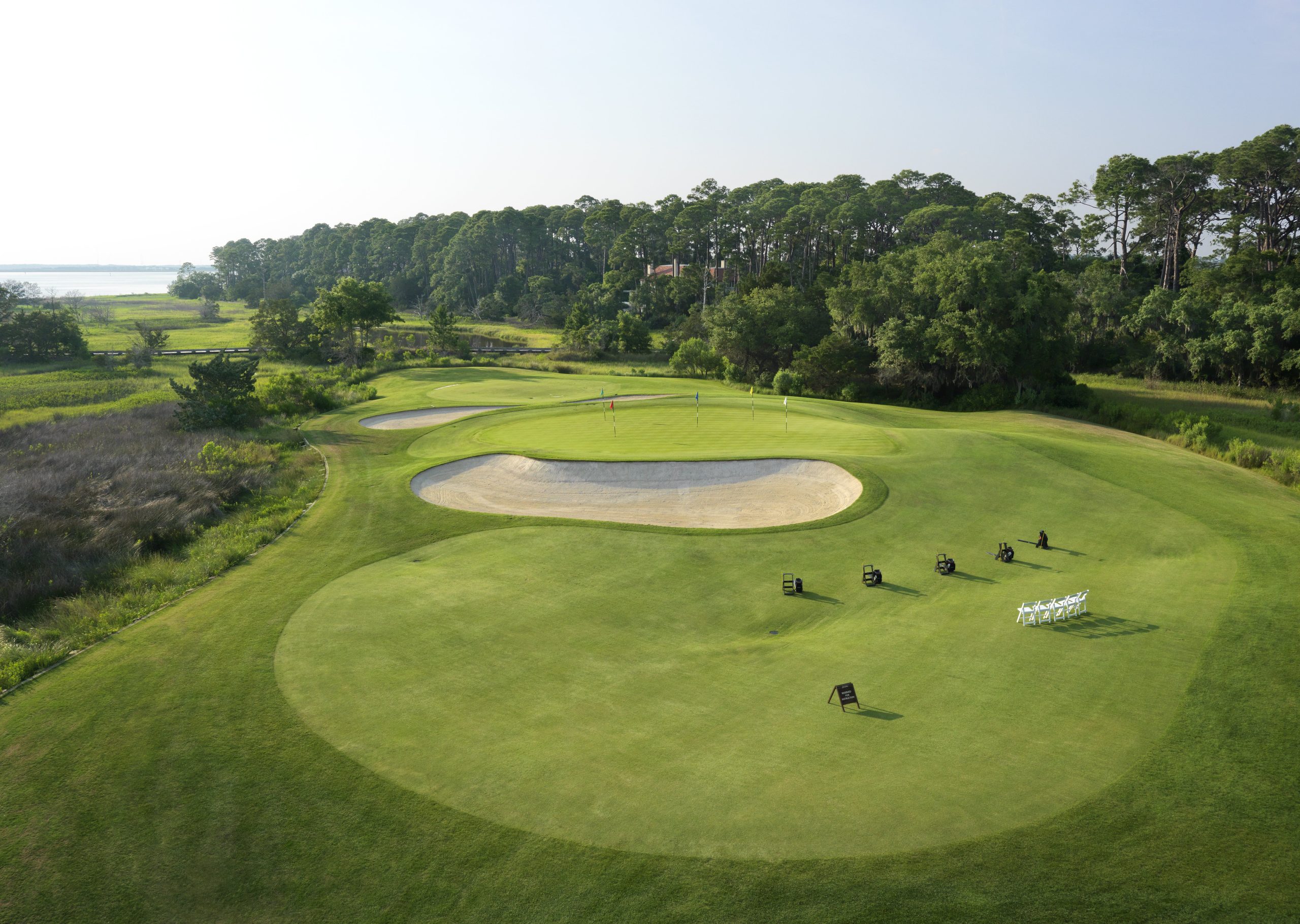 Practice facilities at Sea Island Resort