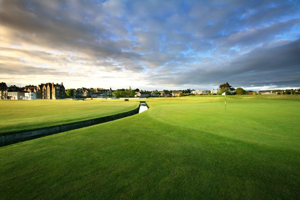 The burn on the Old Course, St Andrews