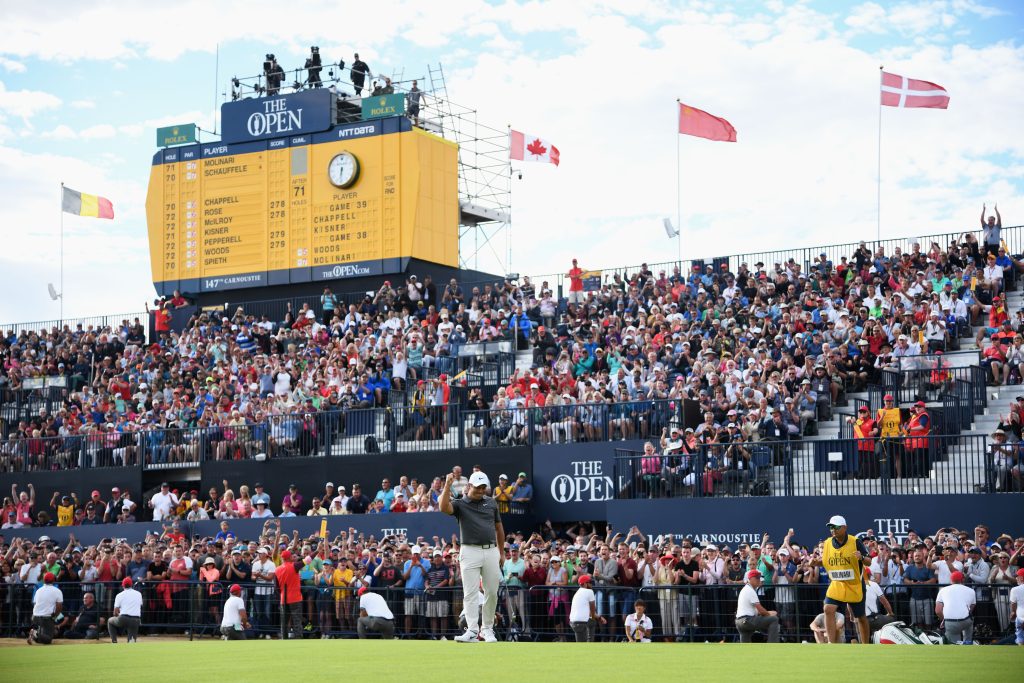 Francesco Molinari at the Open Championship