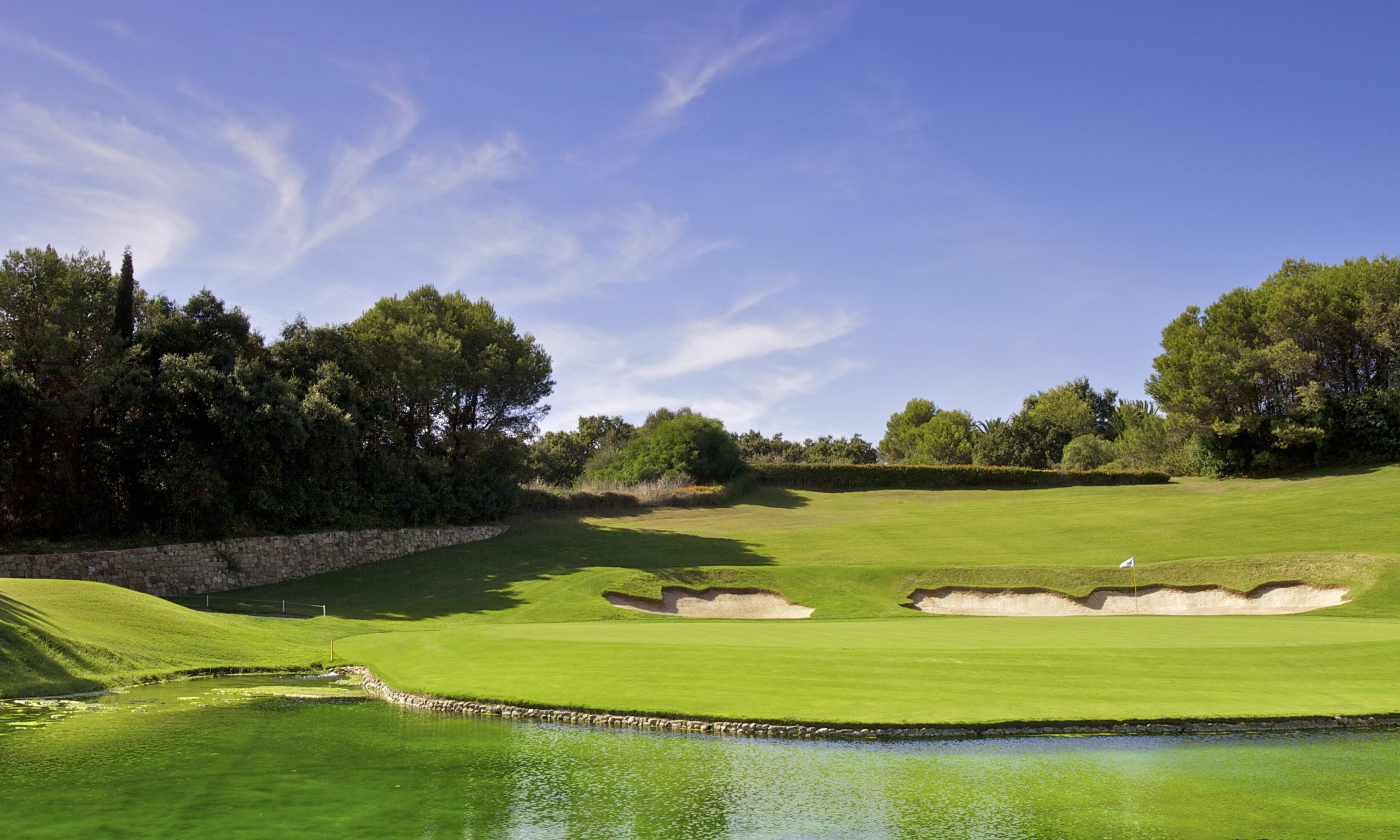 Water hole at Valderrama