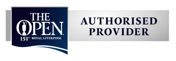 Authorised Provider of the Open Championship Logo