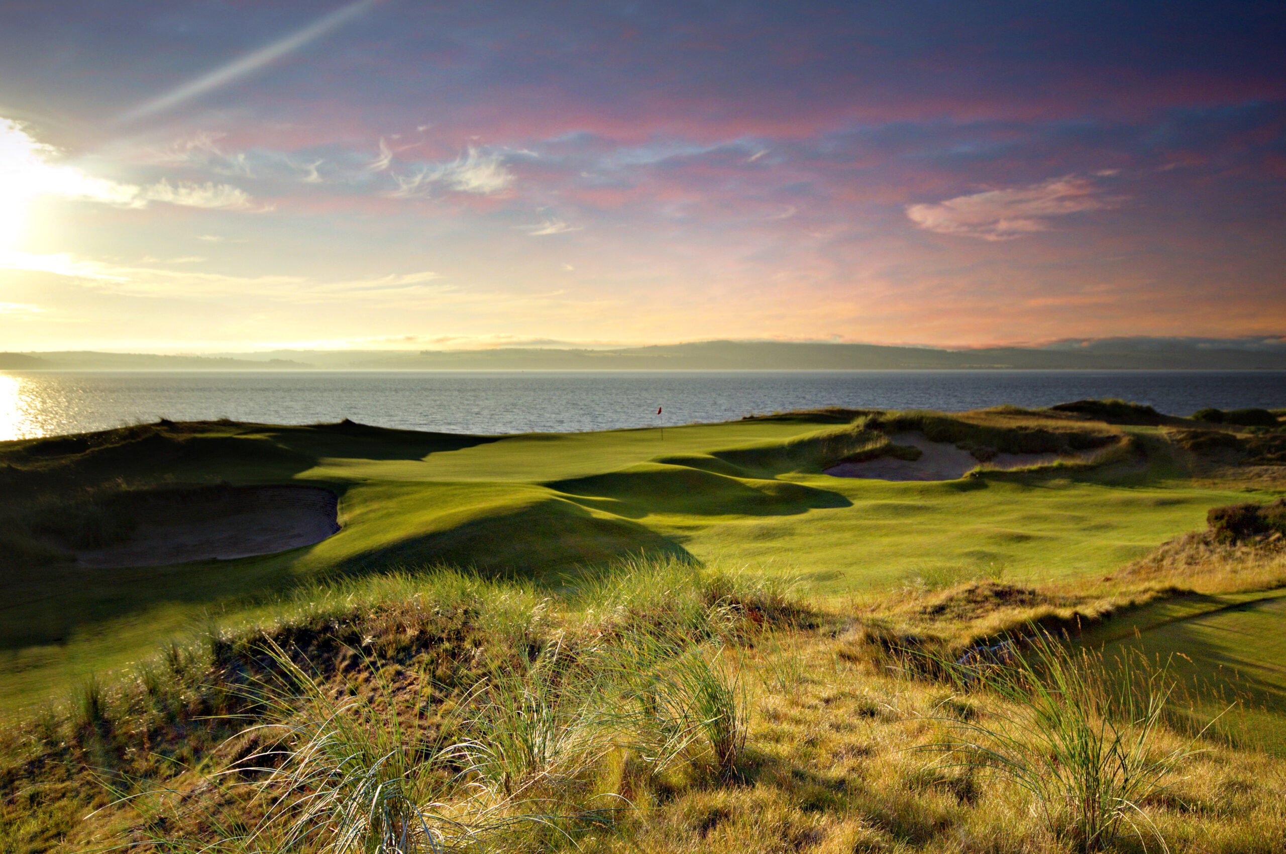 Sunset at Castle Stuart Golf Links, Scotland