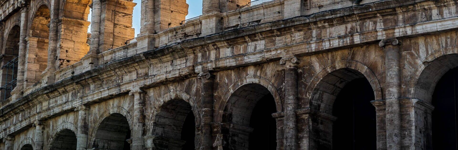 The Colosseum, in Rome, Italy