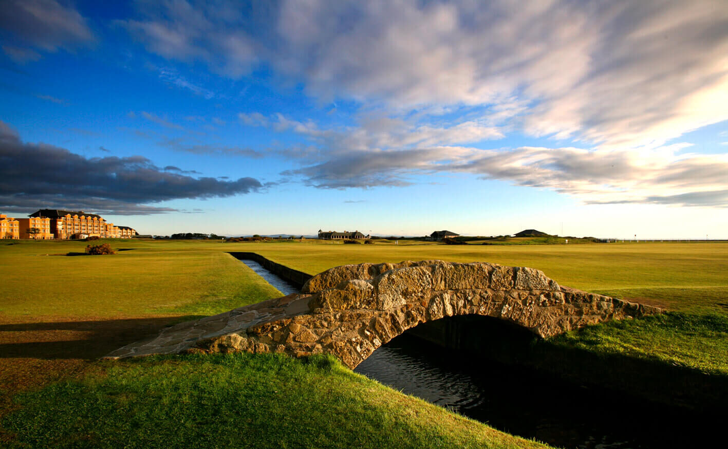 The Swilken Bridge at the Old Course, St Andrews Scotland