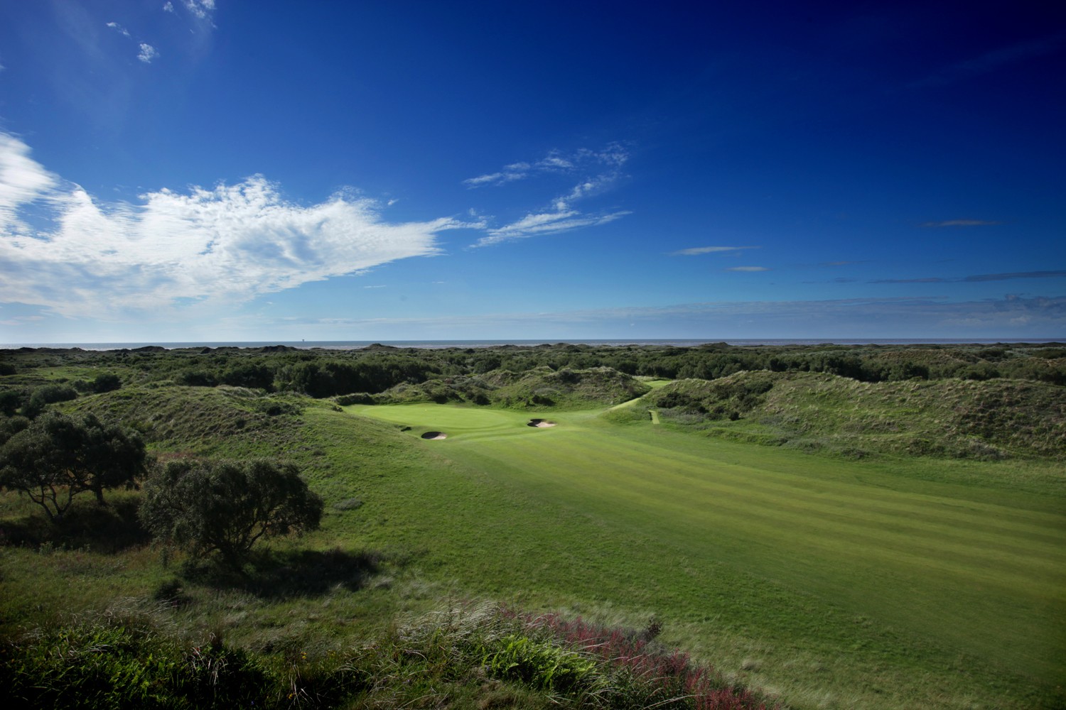 Hillside golf club in England