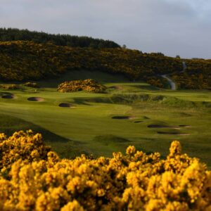 5th hole at Royal Dornoch Golf Course in Scotland