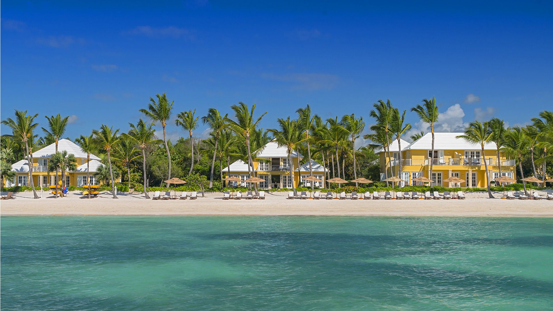 Tortuga Bay from the Ocean at Punta Cana Resort