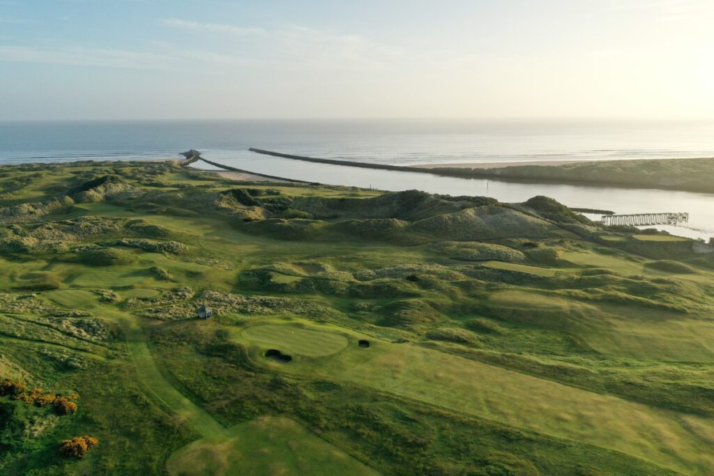 Castlerock golf course coastline