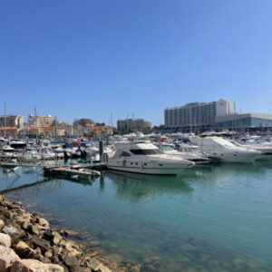 Yachts in Vilamoura Marina, Algarve, Portugal