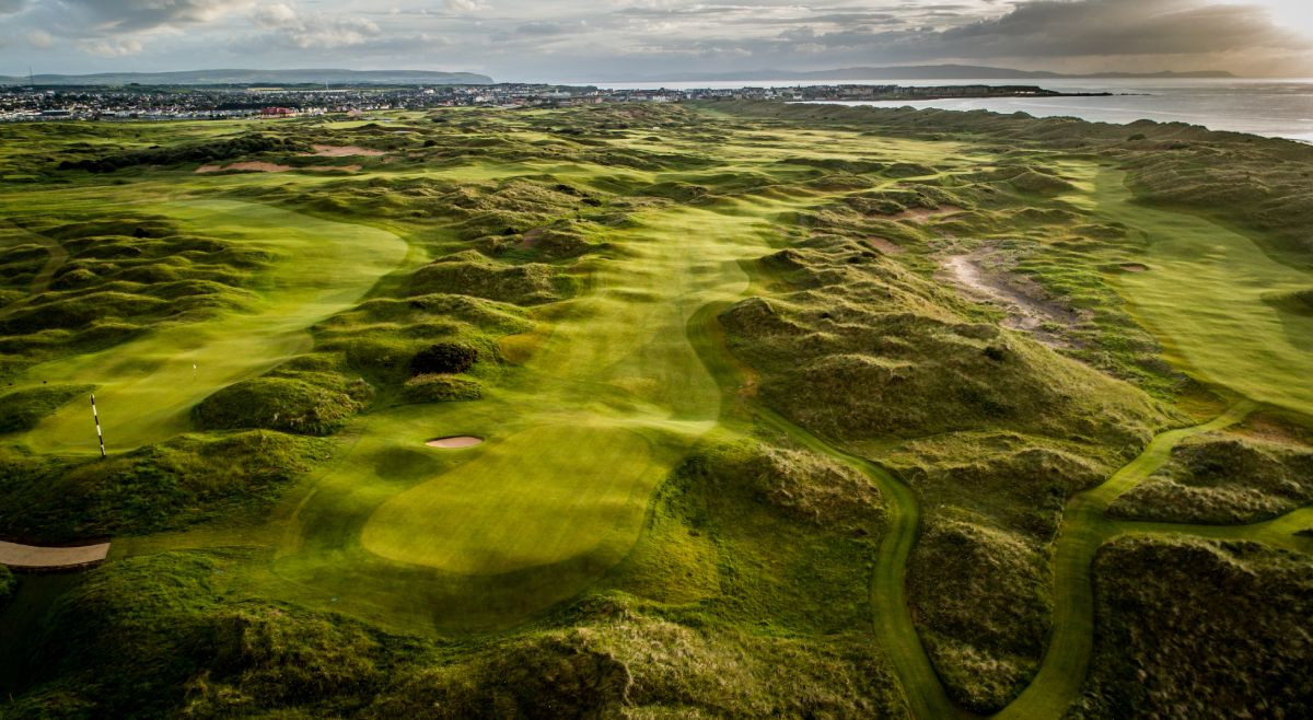 Panoramic view of Royal Portrush