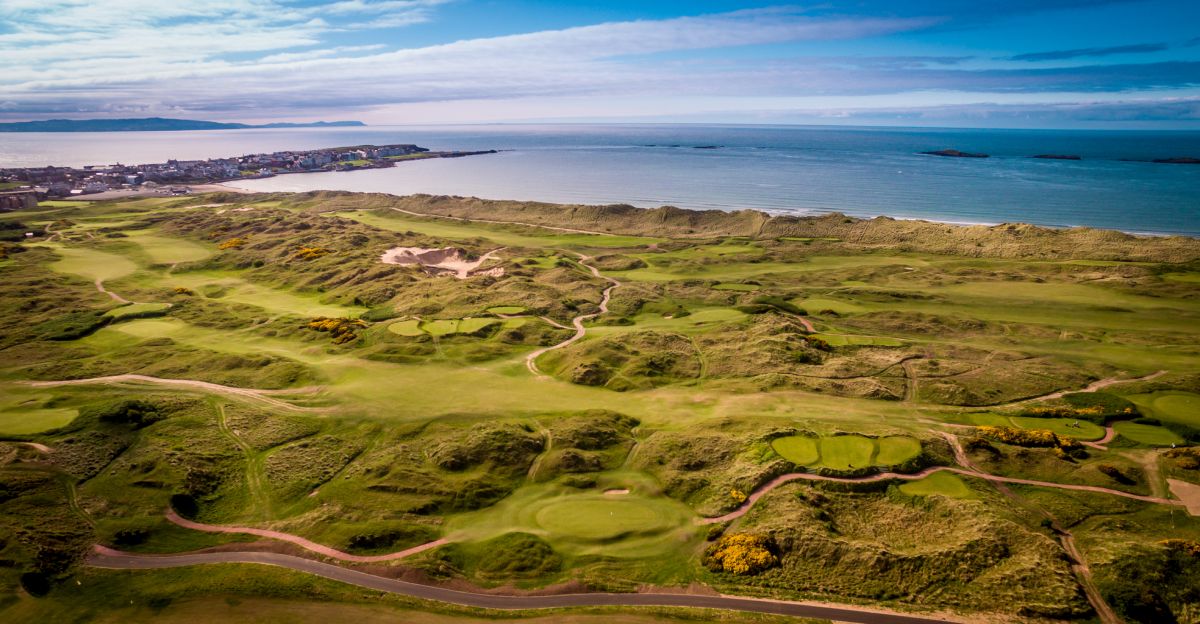 Royal Portrush areal view