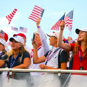 USA Fans at the Solheim Cup in 2021