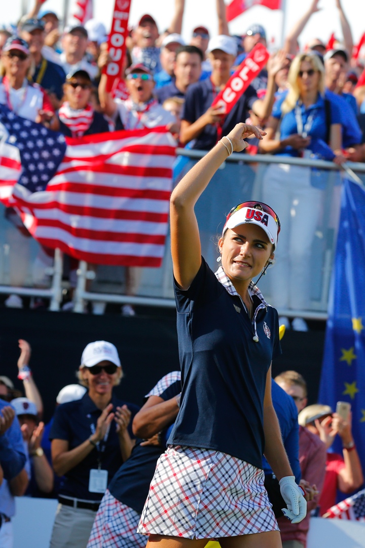 Lexi Thompson at the Solheim Cup