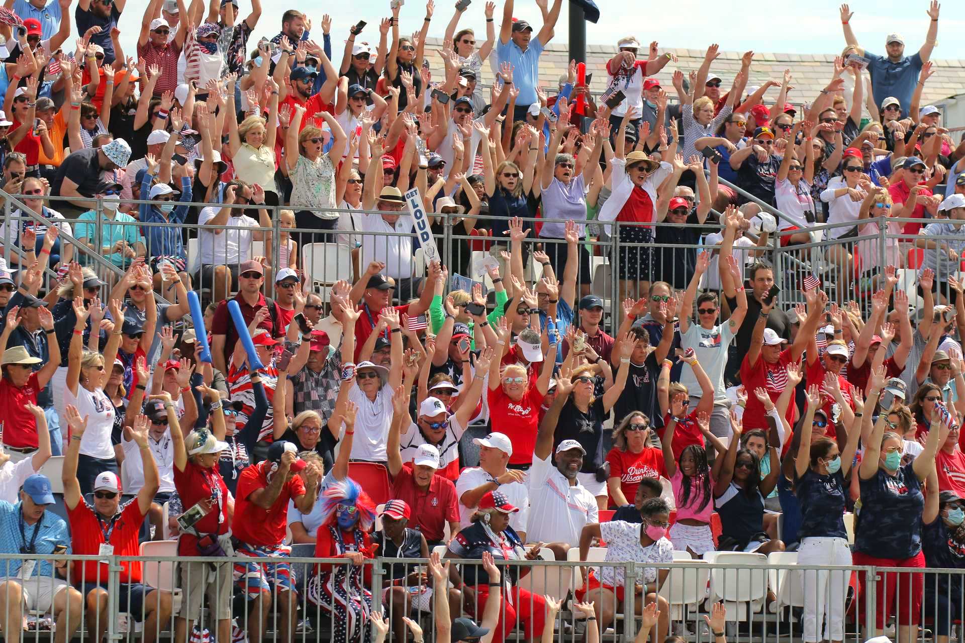 USA Fans at the Solheim Cup