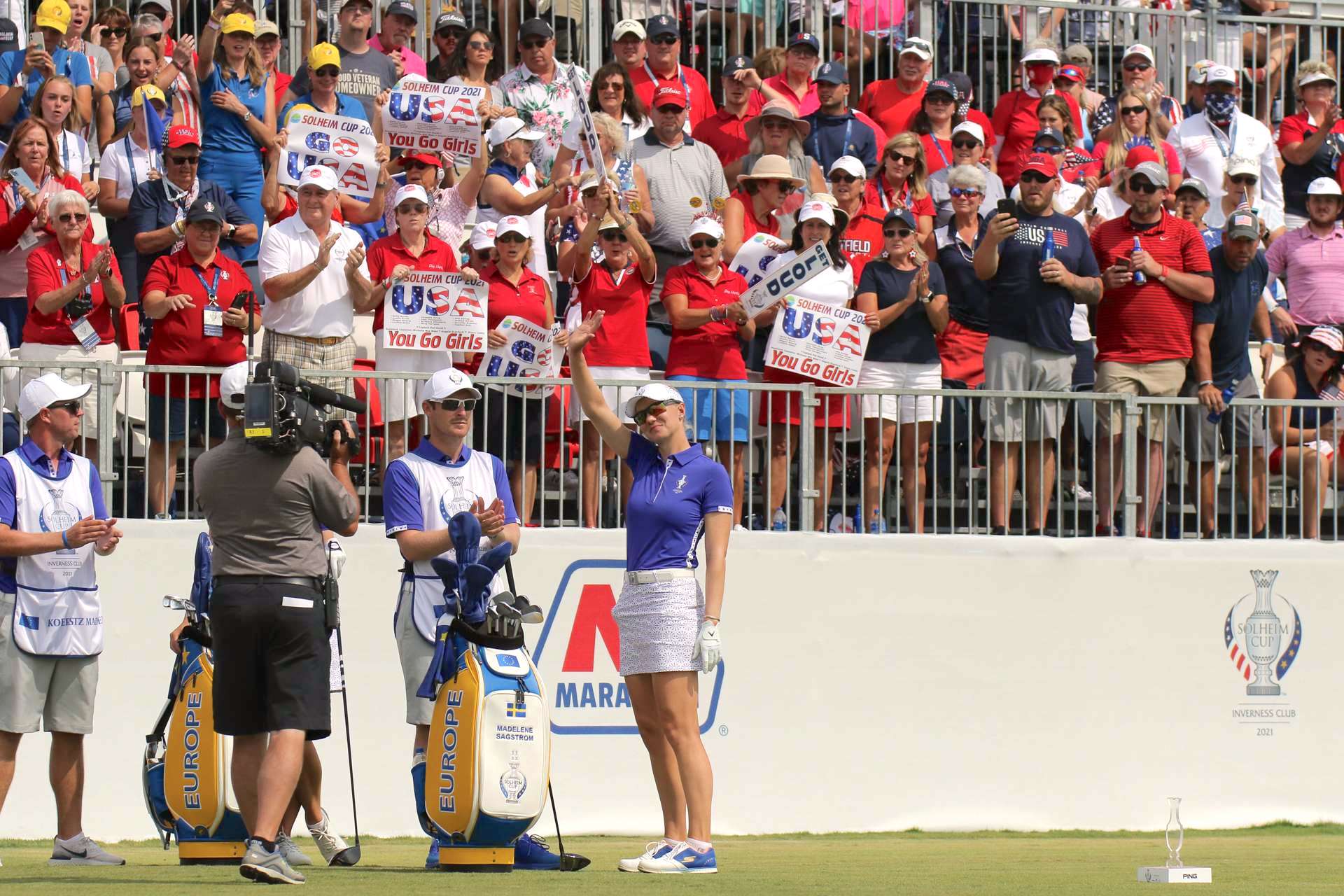 European player at the Solheim Cup
