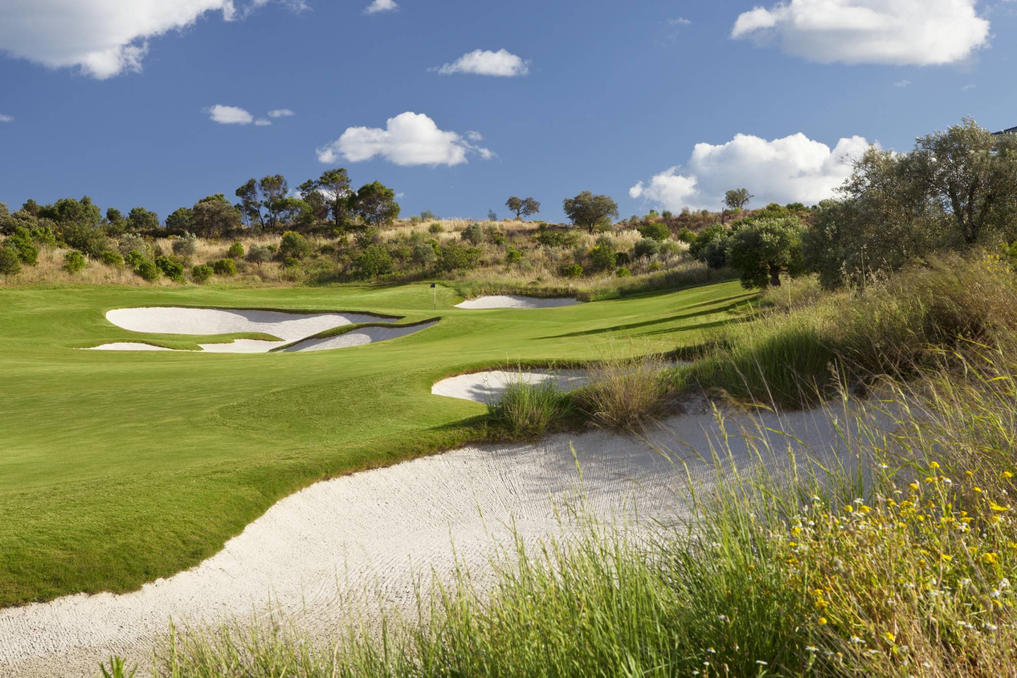 Lush fairways at Monte Rei