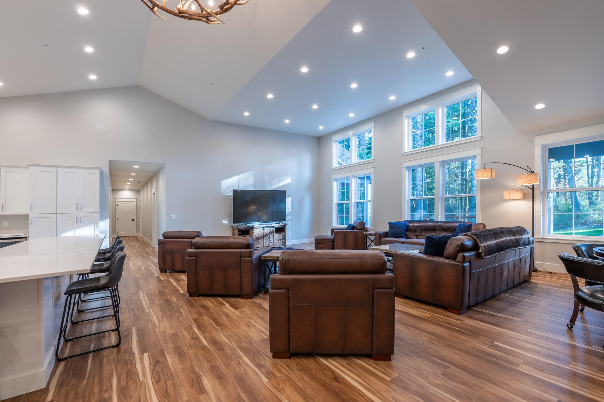 Leather Sofa and chairs