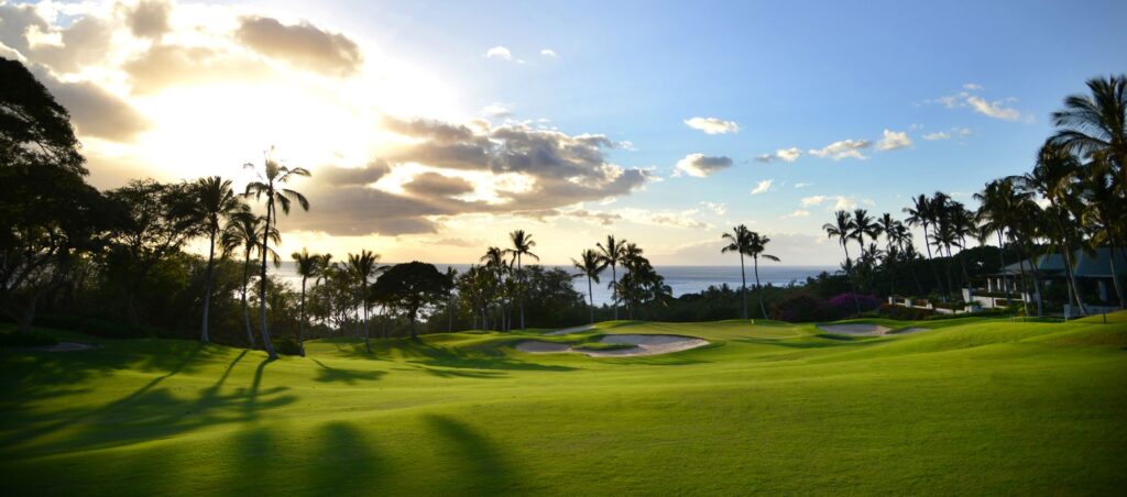 Wailea Gold Course at Sunset