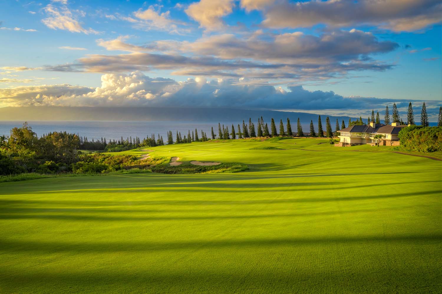 Sunset at the Plantation course