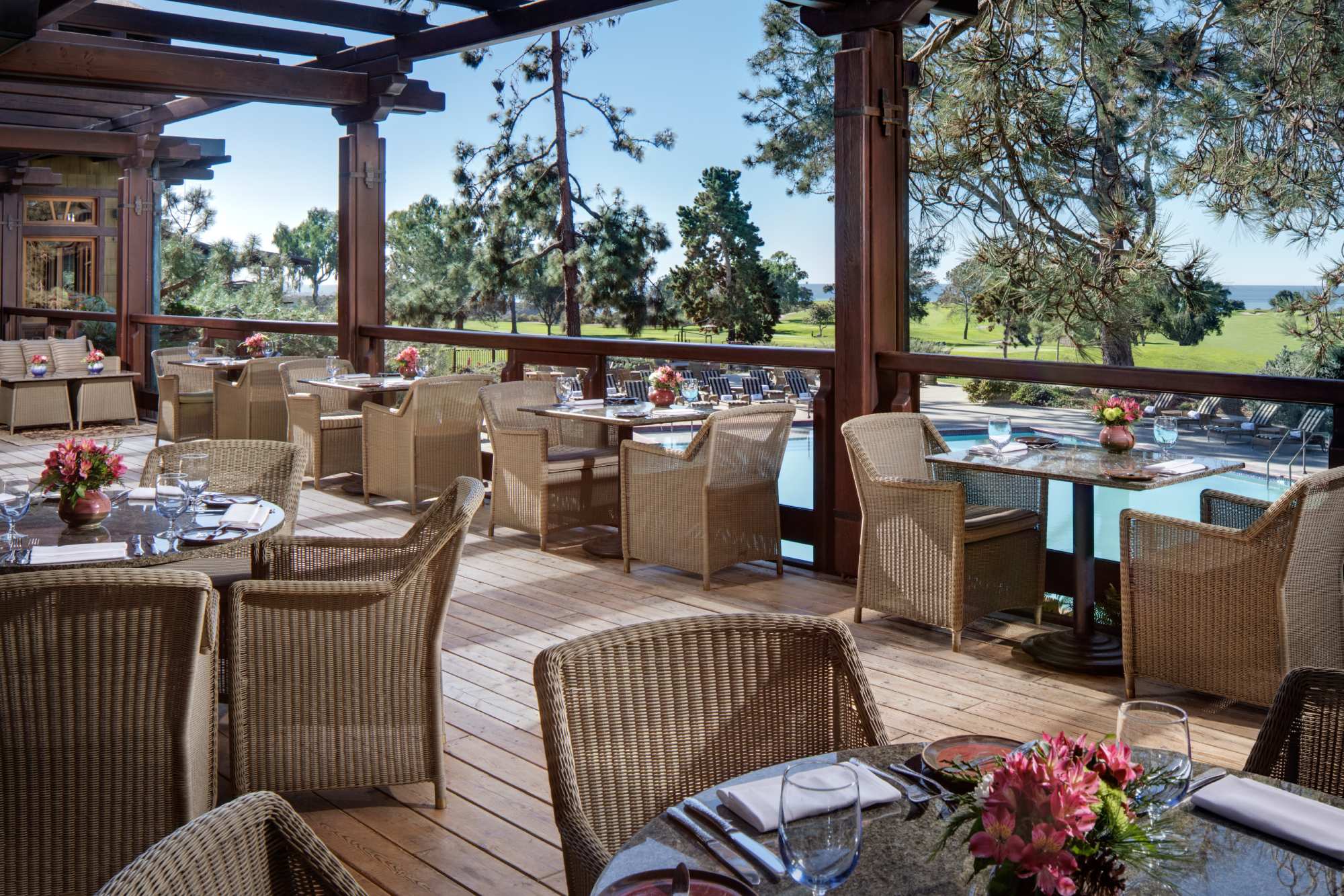 The Lodge at Torrey Pines Valentien Patio