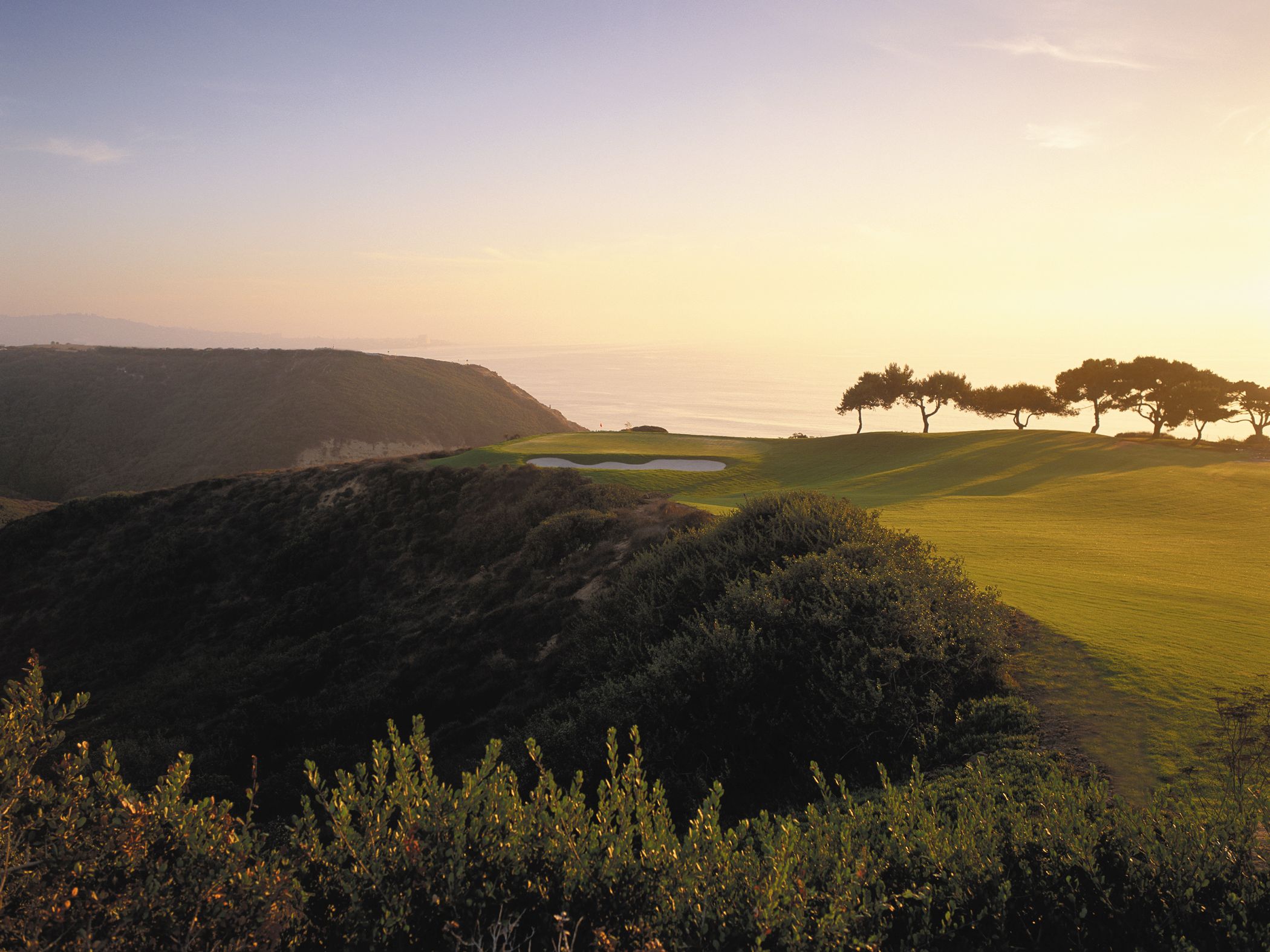 Sunrise over Torrey Pines South