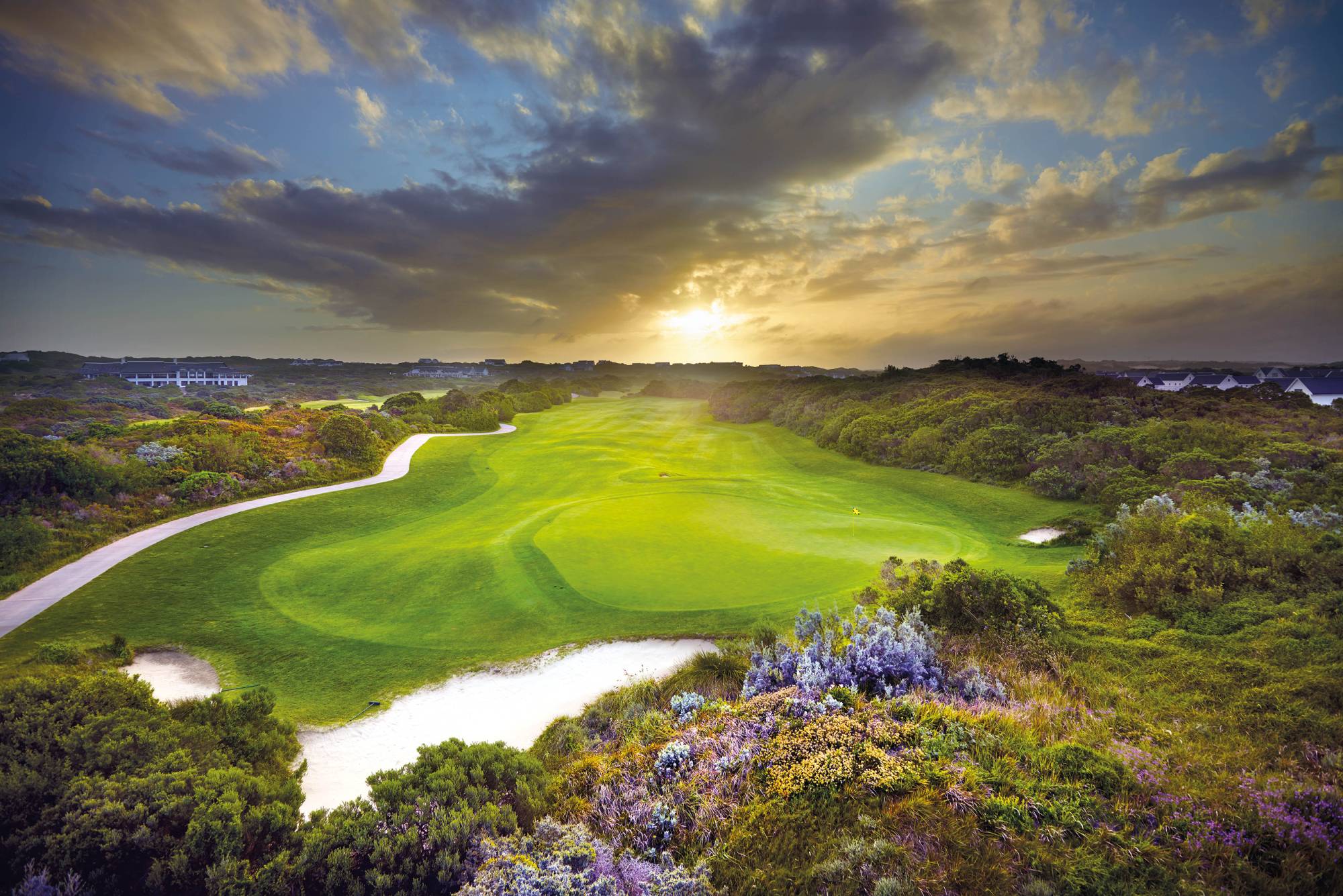 St Francis Links at sunset