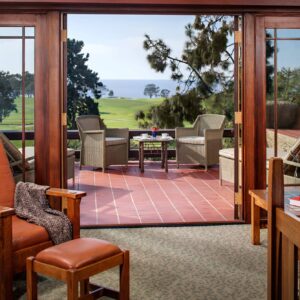 The Lodge at Torrey Pines Bedroom Terrace