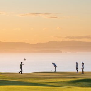 Cape Kidnappers at sunset