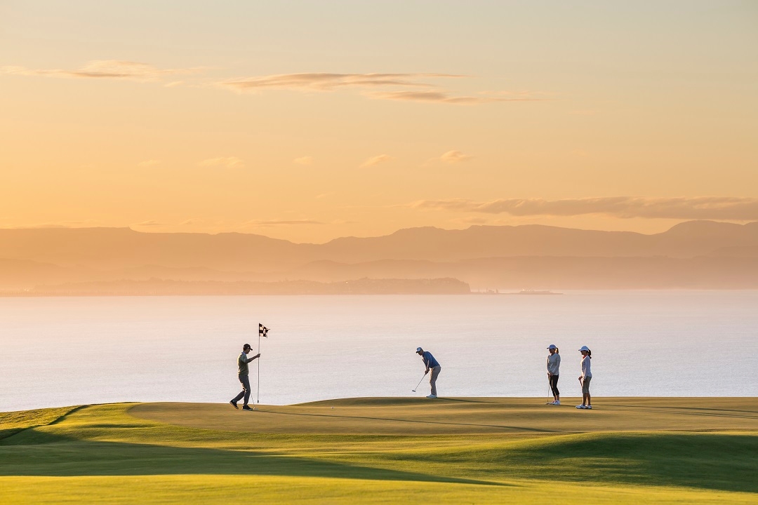 Cape Kidnappers at sunset