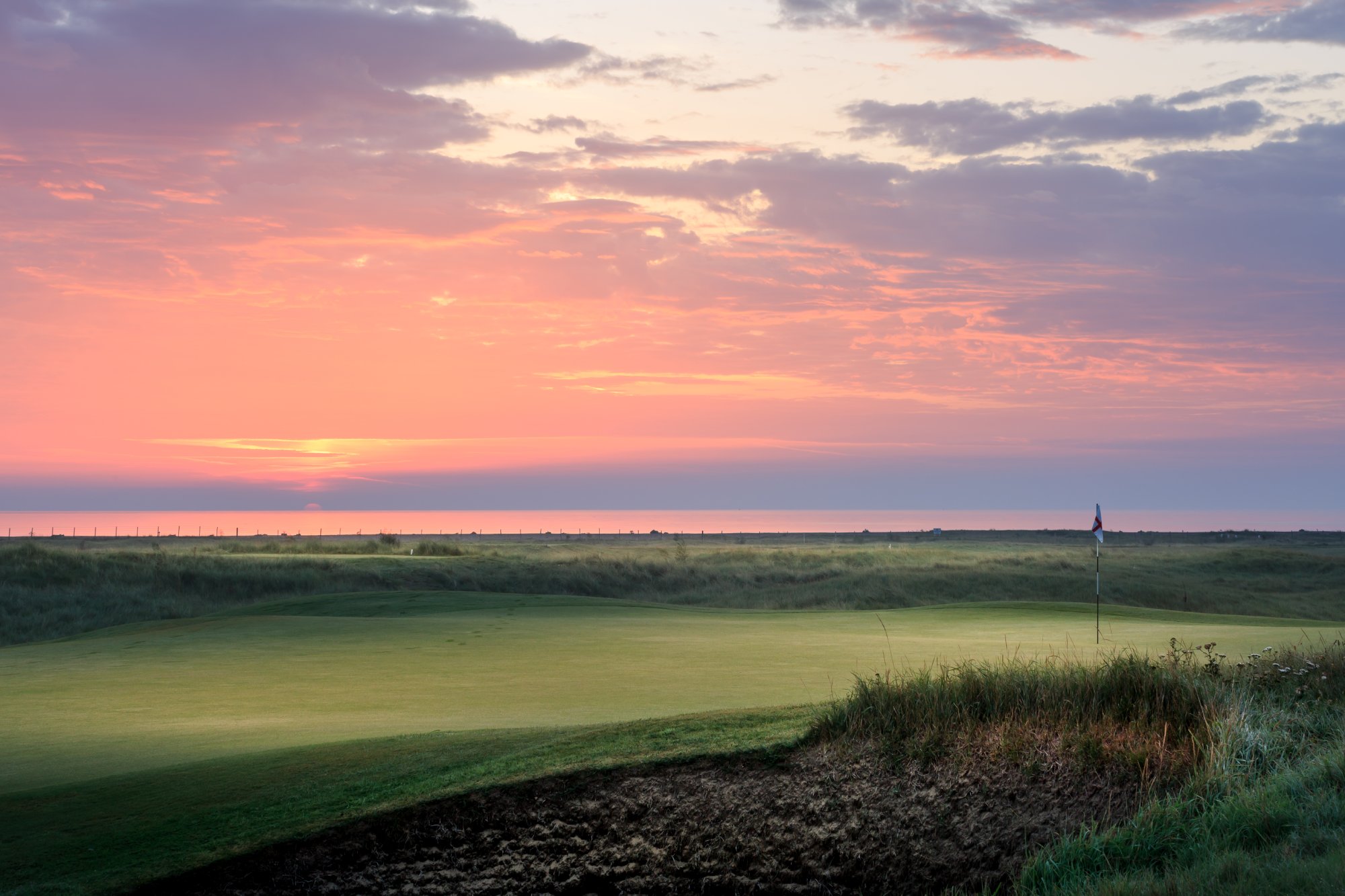 Royal St George's at Sunset