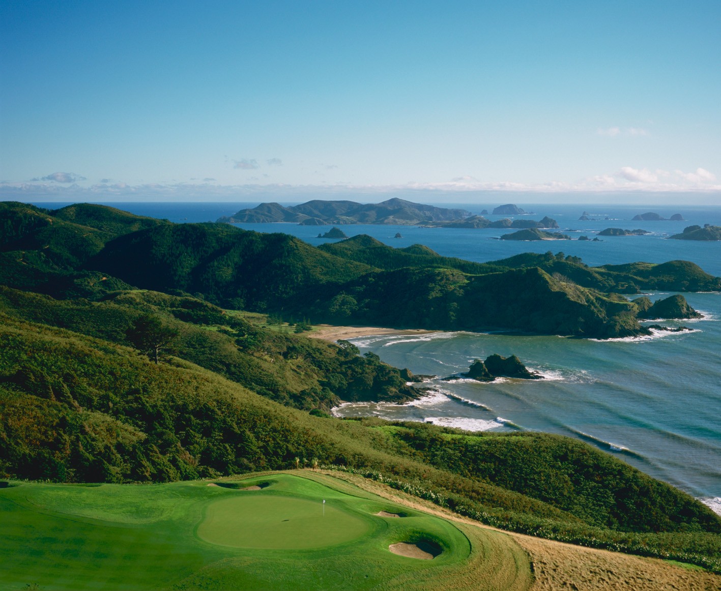 Kauri Cliffs Island View