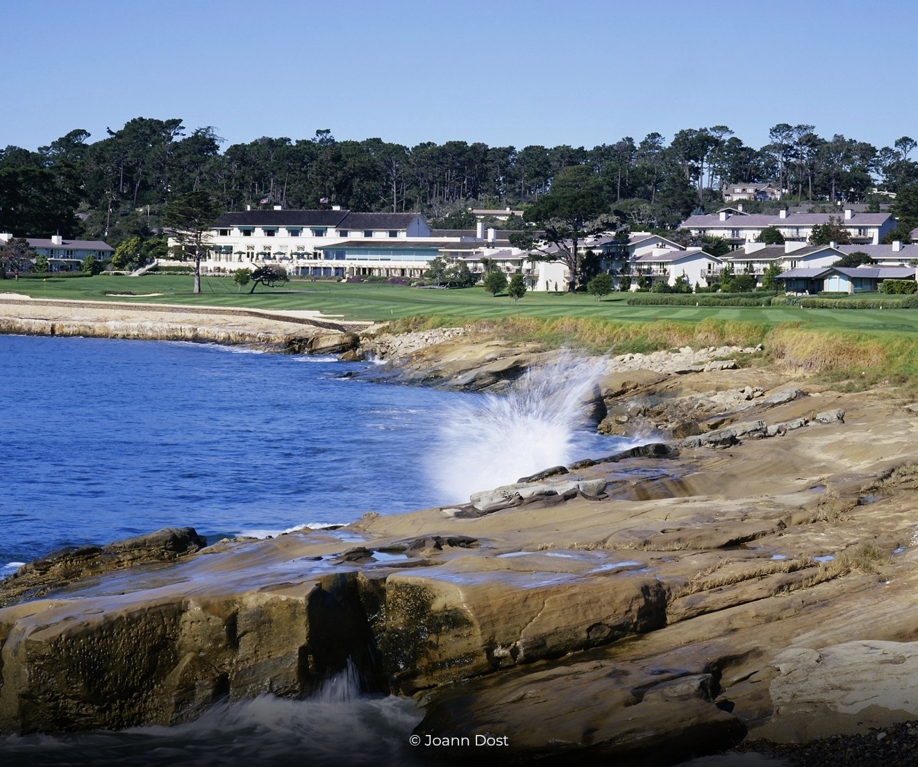 18th hole at Pebble Beach