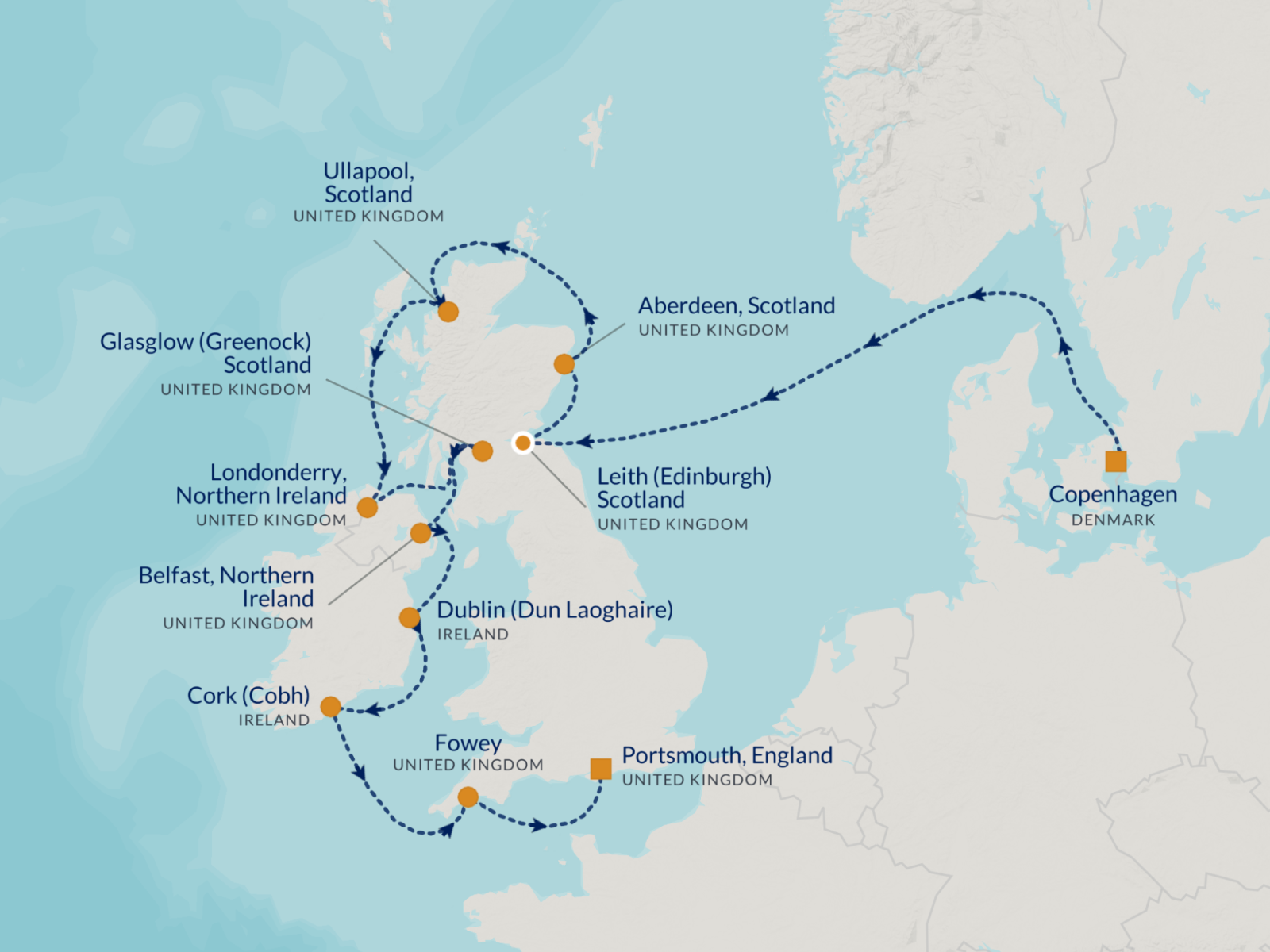 Northern Europe Golf Cruise